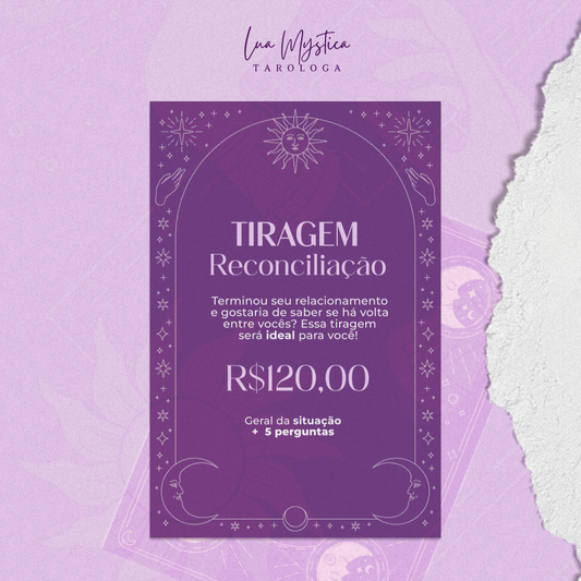 Tiragem Reconciliação