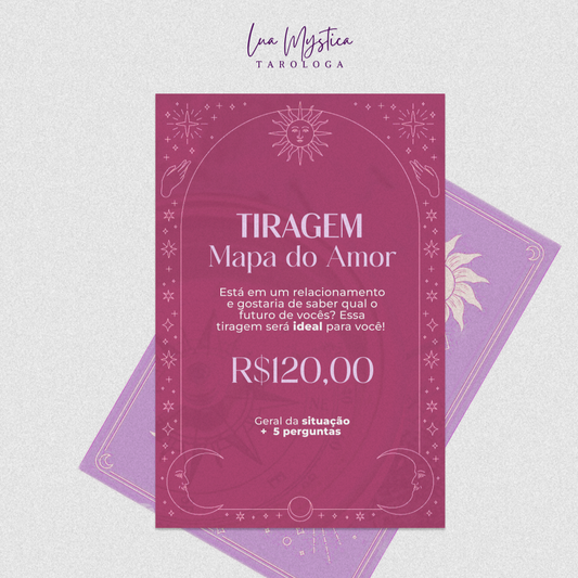 Tiragem Mapa do Amor